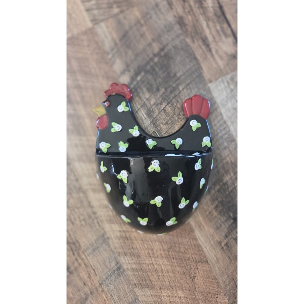 Ceramic Chicken‎ Plant Hanger Cottagecore Country